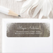 赤ちゃんの息素朴の木の隅結婚々 ラベル (インサイチュ)