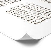 赤ちゃんの息素朴の詰ま結婚るシーティングチャート ポスター (角)