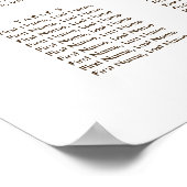 赤ちゃんの息素朴の詰ま結婚るシーティングチャート ポスター (角)