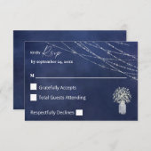 赤ちゃんの息、Bチョーク&ストリングライトなし食事 出欠カード (正面/裏面)