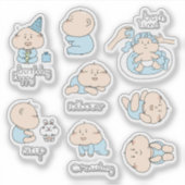 赤ちゃんの成長記録 シール (正面)