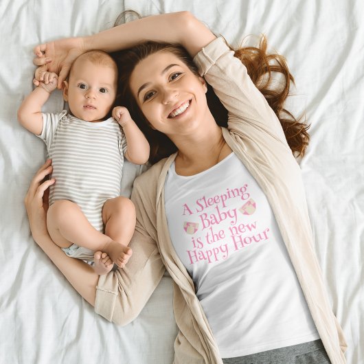 赤ちゃんの昼寝 マザーフッド 楽しい名言 Tシャツ