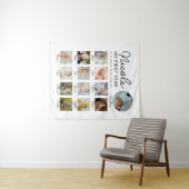 赤ちゃんの最初の1年 12か月 フォトコラージュ モダン タペストリー (インサイチュ(横))