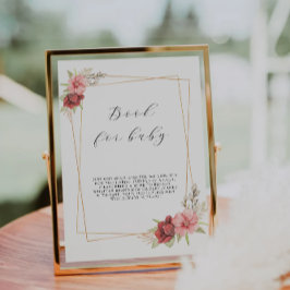 赤ちゃんの本サイン、ベビーシャワー 招待状