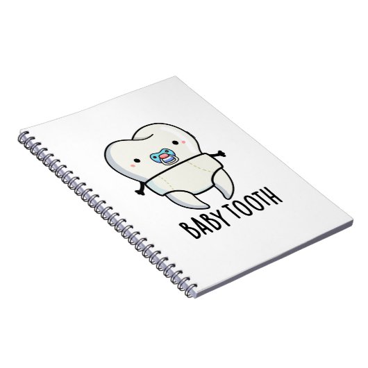 赤ちゃんの歯のおもしろい歯のジョーク ノートブック (右側)
