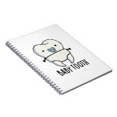 赤ちゃんの歯のユーモアな歯の駒 ノートブック (右側)