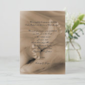 赤ちゃんの献奉式 招待状 (スタンド正面)