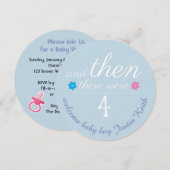 赤ちゃんの発表 / 招待状（テキストをカスタマイズ） 招待状 (正面/裏面)