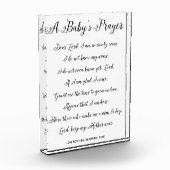 赤ちゃんの祈りの詩 - アートプリント 産室カラー フォトブロック (左)