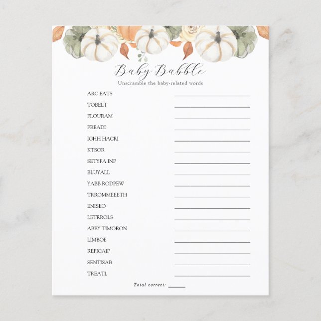 赤ちゃんの言葉遊び　スクランブル (正面)