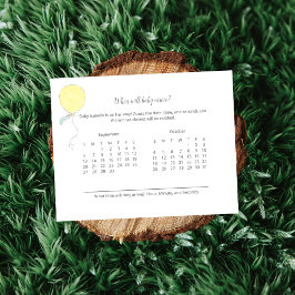 赤ちゃんの誕生予測ゲーム 赤ちゃんシャワー