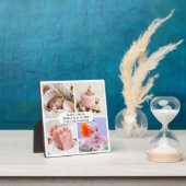 赤ちゃんの誕生情報 フォト コラージュ 4枚組 フォトプラーク (インサイチュ)