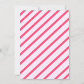 赤ちゃんの誕生日にお菓子２つで甘いパーティ 招待状 (裏面)