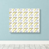 赤ちゃんの足 キャンバスプリント (インサイチュ (ウッドフロア))