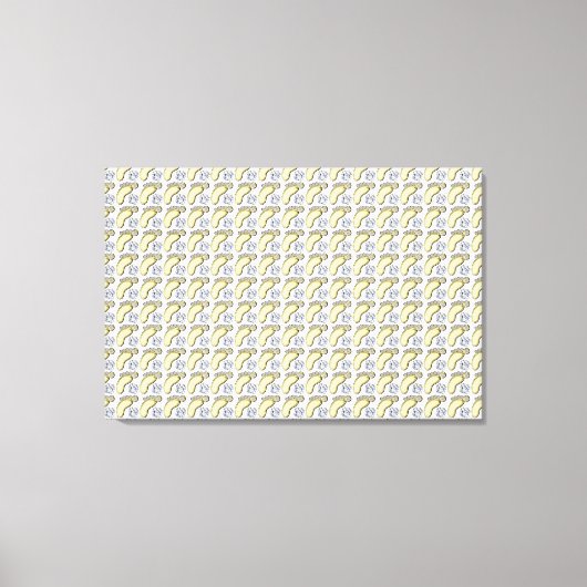 赤ちゃんの足 キャンバスプリント (正面)