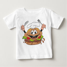 赤ちゃんの離乳食に最適なおもしろTシャツ ベビーTシャツ