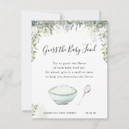 赤ちゃんの離乳食を当てろ！｜ベビーシャワーゲーム