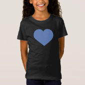 赤ちゃんの青いハート Tシャツ (正面)