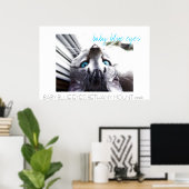 赤ちゃんの青い目 ポスター (ホームオフィス)