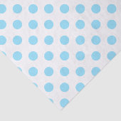 赤ちゃんの青と白の水玉模様 薄葉紙 (詳細)