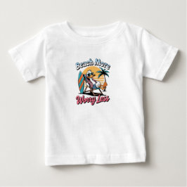 赤ちゃんの面白いTシャツのデザイン ベビーTシャツ