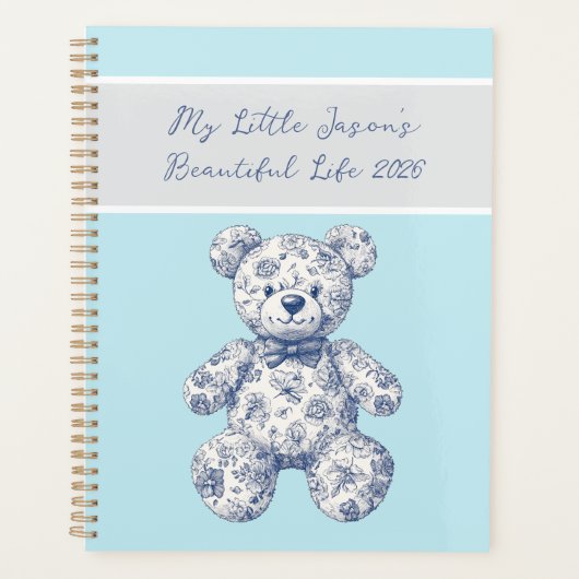 赤ちゃんの1年間のプランナー | 赤ちゃんの1日のスケジュール プランナー手帳 (正面)