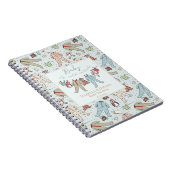 赤ちゃんは寒い外側の冬の赤ちゃんシャワー ノートブック (右側)