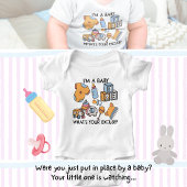 赤ちゃんは私よ、あなたの言い訳は? ベビーボディスーツ