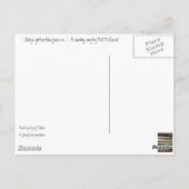 "赤ちゃんは青いジーンズを履いている…" ポストカード (裏面)