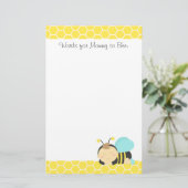 赤ちゃんはBee、ママはBumble Bee 便箋 (スタンド正面)