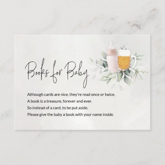 赤ちゃんへのメッセージカード - 新しい命が芽生える エンクロージャーカード (正面)