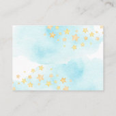 赤ちゃんへの本のカード 名刺 (裏面)