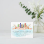 赤ちゃんへの本のプレゼントカード 名刺 (スタンド正面)