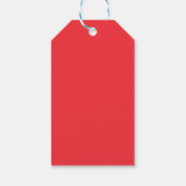 赤ちゃんよ、外は寒いよ。冬のテーマのベビーシャワー ギフトタグ (裏面)