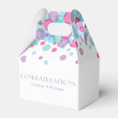 赤ちゃんをシャワーポップ・アートの浴びる フェイバーボックス (正面サイド)