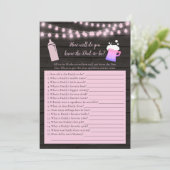 赤ちゃんを育てる ピンクでお父さん候補が一番わかるベストゲーム 招待状 (スタンド正面)