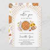 赤ちゃんを迎えるお祝いの会:ベイビーシャワー 招待状 (正面/裏面)