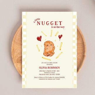 赤ちゃんを迎えるパーティーのLittle+Nugget+On+the+Way