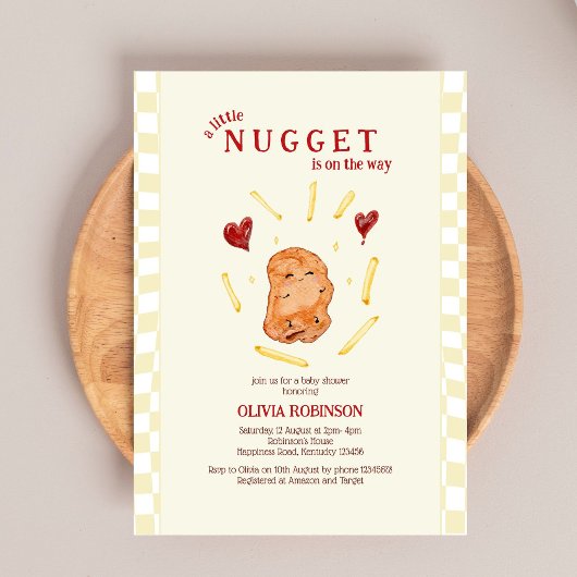 赤ちゃんを迎えるパーティーのLittle+Nugget+On+the+Way