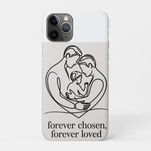 赤ちゃんを迎える二人のパパ Case-Mate iPhoneケース (裏)