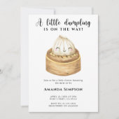 赤ちゃんを迎える準備をしよう！ベイビーシャワーパーティ 招待状 (正面)