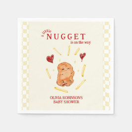 赤ちゃんを迎える Little Nugget Baby Shower スタンダードカクテルナプキン