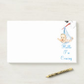 赤ちゃんを運ぶコウテンチョウの面白い付箋 ポストイット (デスク)