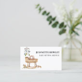 赤ちゃんを預かるおしゃれな保育室 ボホ クライブ 乳児 名刺 (スタンド正面)