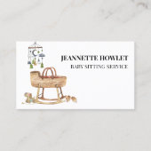 赤ちゃんを預かるおしゃれな保育室 ボホ クライブ 乳児 名刺 (正面)