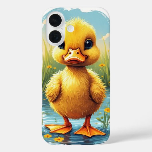 赤ちゃんアヒル Case-Mate iPhoneケース (裏面)