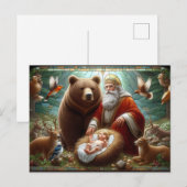 赤ちゃんイエスお誕生日おめでとう ポストカード (正面/裏面)