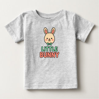 赤ちゃんイースターバニーシャツ かわいいリトルバニー 幼児 ベビーTシャツ