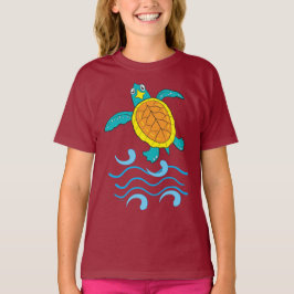 赤ちゃんウミガメ Tシャツ