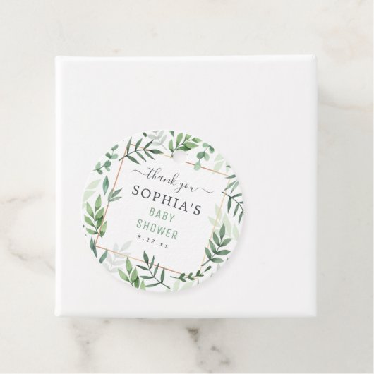 赤ちゃんエレガントシャワー水素朴色植物学 フェイバータグ (インサイチュ)